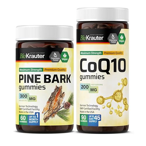 BIO KRAUTER 소나무 껍질 60 구미 & CoQ10 90 구미
