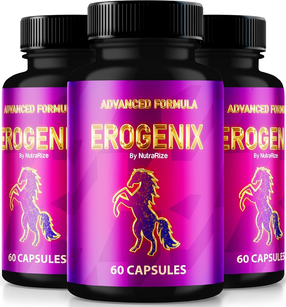 (3개의 팩) Erogenix 캡슐은, 당신의 최대 성과를 자물쇠로 엽니다, 장기간 에너지와 전반적인 건강을 지원하는 모든 자연적인 보충교재, 공식적인 Ero Genix 검토 (180의 캡슐)