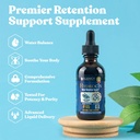 Rejuvica 건강 수소 - 고급 치료 물 보유 지원 보충 - 더 나은 흡수를위한 액체 배달 - Dandelion, Uva Ursi, Juniper Berry, Celery Seed, Green Tea & More!