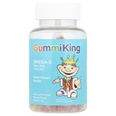 Gummi 왕 DHA Omega-3 보충교재, 레몬/오렌지/딸기, 60 조사
