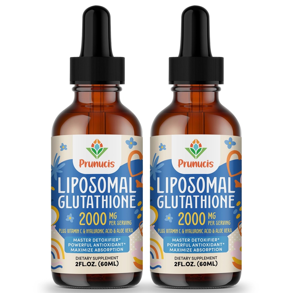 2000MG Liposomal 글루타티온 액체, 98% 흡수, 활동적인 모양 L 글루타티온 보충교재, Vegan 친절한, Immune 체계, 노후화 방위, Detox, 4 FL.OZ를 위한 강력한 산화 방지제 Complex