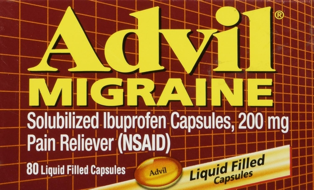 Advil Migraine - 80 액체 채워진 캡슐