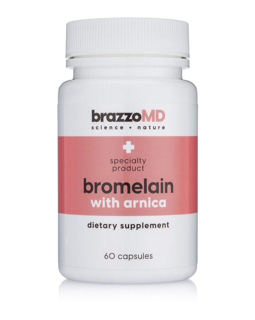 Arnica와 brazzoMD Bromelain - 다이어트 보충 - 60 캡슐