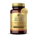 Solgar Biotin 5000 mcg - 건강한 피부, 손톱 및 모발 지원 - 에너지 생산 및 대사 - 비타민 B - 비 GMO, Vegan, 글루텐 무료 - 180 카운트 지원