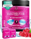 KEY NUTRIENTS Multivitamin Electrolytes Powder No Sugar - Juicy Raspberry Electrolyte Powder - Hydration Powder - Calories, Gluten Free Keto Electrolytes Powder - 90 서빙 - 미국