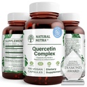 Bromelain과 비타민 C Citrus Bioflavonoid 보충교재를 가진 자연적인 Nutra Quercetin 복합물은, 계절 변화 & 몸 적색에 몸, 승진시킵니다 간 건강, 100 채식주의자 및 채식주의자 캡슐을 지원합니다