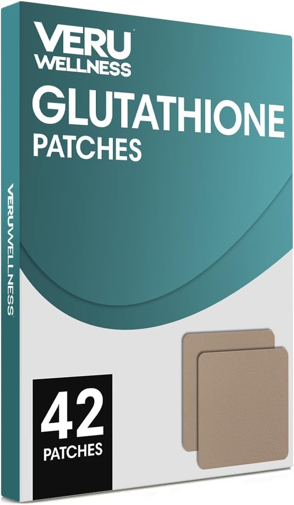 Veru Wellness Glutathione Plus Daily Patch - 자동 접착 패치, 8-10 시간 (42 일)