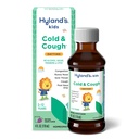 Hyland의 Kids Cold와 Cough, Daytime Grape flavor Cough Syrup Medicine for Kids Ages 2 and up, Decongestant, Sore Throat Relief, Common Cold Symptoms, 4 Fl Oz