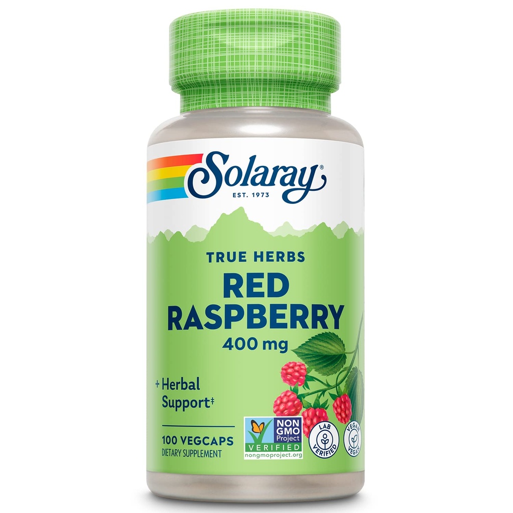 SOLARAY 레드 라즈베리 캡슐, 400 mg | 100 개