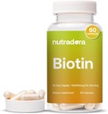 머리 피부와 못을 위한 칼슘을 가진 Biotin 10000mcg 캡슐 - 자연적으로 생성한 Biotin 보충교재는 머리 성장과 간격 10,000mcg Vegan 캡슐 – 미국 60 조사에서 공식화했습니다