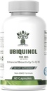 Ubiquinol CoQ10 100mg - 강화 된 생체 이용성, 높은 흡수 보충 - 심장 건강 및 심혈관 지원, 60 캡슐에 대한 글루텐 무료
