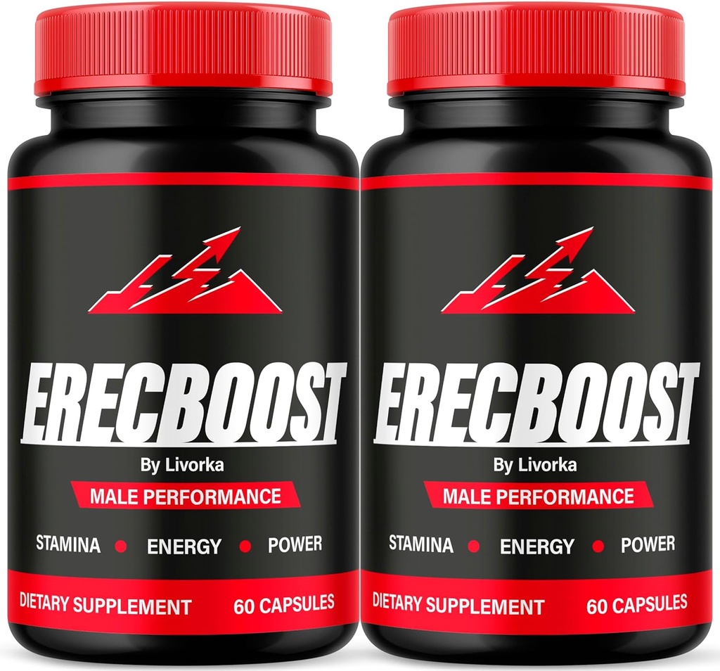 (2 팩) 남자를위한 Erecboost 캡슐, Erecboost Original, Men, ErecBooster, Erecboost En Capsulas, ErecaBoost 알약, Erecboost Pastillas, Erecboost Natural Advanced Formula, 120 캡슐