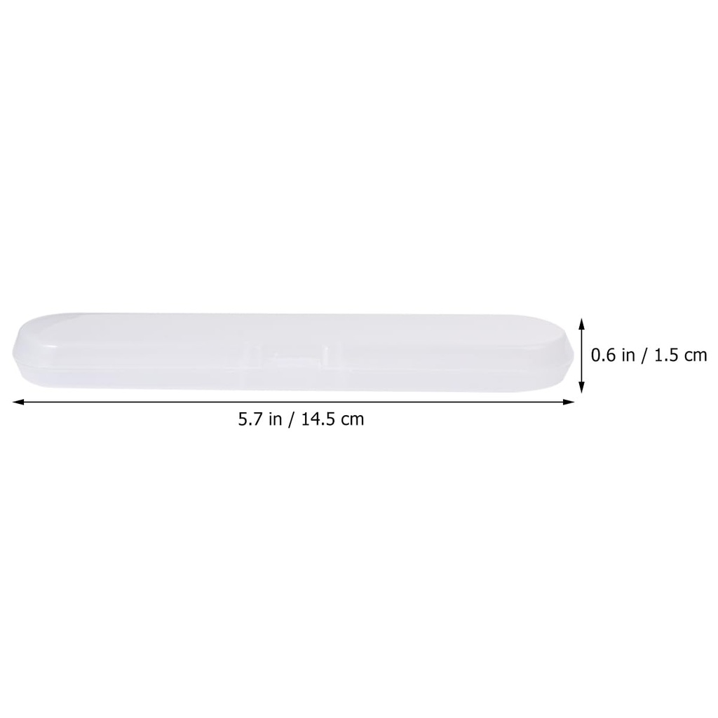 2pcs 온도계 상자 플라스틱 디지털 온도계 저장 상자 콘테이너 가정 사무실 여행을 위한 바늘 저장 상자 연필 상자