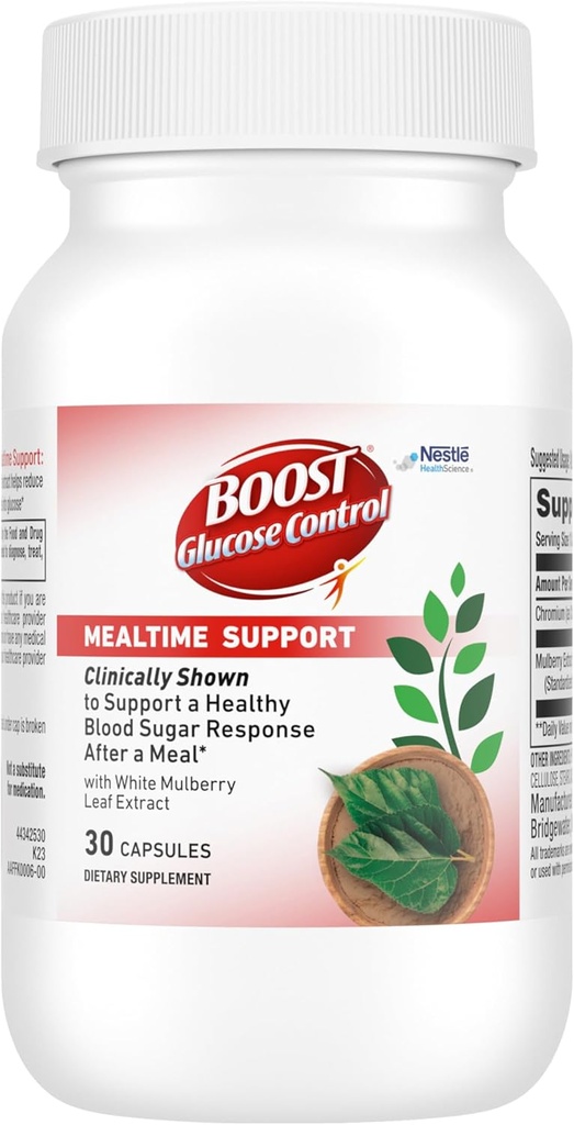BOOST 포도당 통제 식사 시간 지원 규정식 보충교재, 30 ct