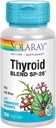SOLARAY Thyroid Blend SP-26 | 초본 Blend w/Cell Salt Nutrients to help Support 건강한 Thyroid Function | 비 GMO, Vegan | 100 Serv | 100 VegCaps