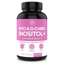 여성을위한 Optify Myo-Inositol & D-Chiro Inositol 보충 - 40 : 1 비율 플러스 Folate 및 비타민 D - 건강한 호르몬 균형, 일반 사이클, & Ovarian 건강 지원 - 30 일 공급