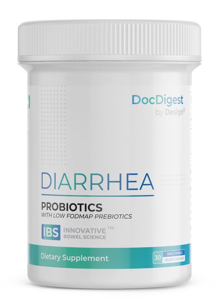 IBS 설사 구호 및 IBS-D에 대한 항염증제 Probiotic - 장기 안락을 위한 임상적으로 장식된 항염증제 알약 - 성인을 위한 Diarrhea 약물 - Specialized IBS 보충교재와 약