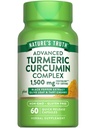 Nature's Truth Turmeric Curcumin | 60 캡슐 | 블랙퍼 추출물, 올리브 리프 & 타트 버찌 | Non-GMO & 글루텐 무료 보충