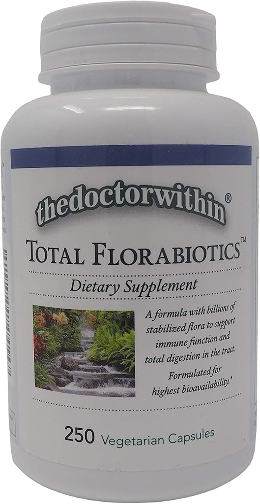 총 Florabiotics - 안정된 Flora의 법안 - 250 캡슐
