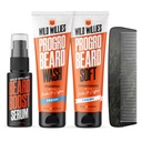 Wild Willies Beard Care Kit, Biotin Fortified 샴푸 및 컨디셔너, 두 개의 4-Oz 병, 건강한 곰 성장 촉진