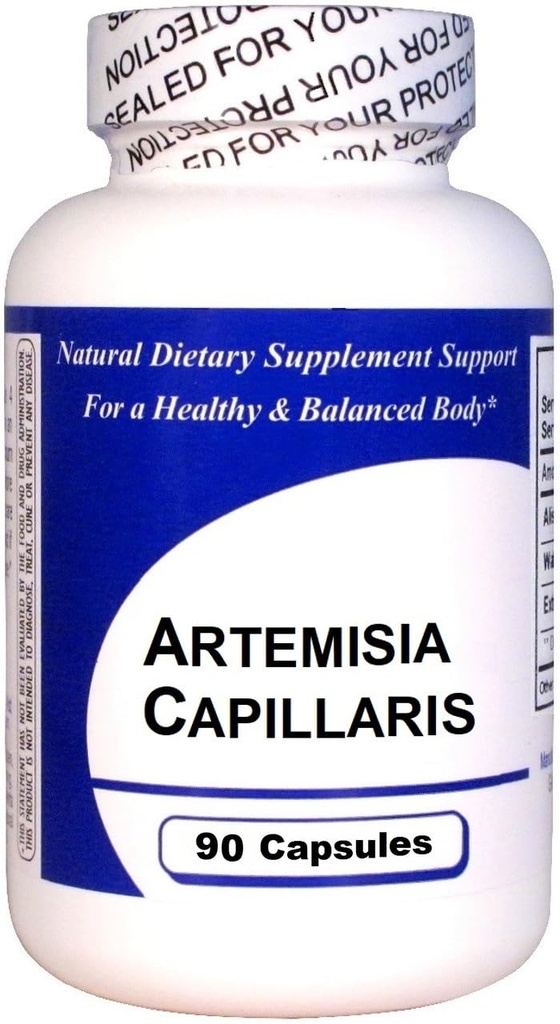 Artemisia Capillaris (90 캡슐) - 집중된 초본 추출물 - 규정식 보충교재