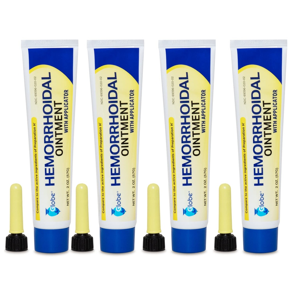 지구 Hemorrhoidal 연고, Phenylephrine HCl, Petrolatum, 무기물 기름, 굽기에서 기복, 치질 및 Hemorrhoids의 불편, 2 Ounces (4 팩)