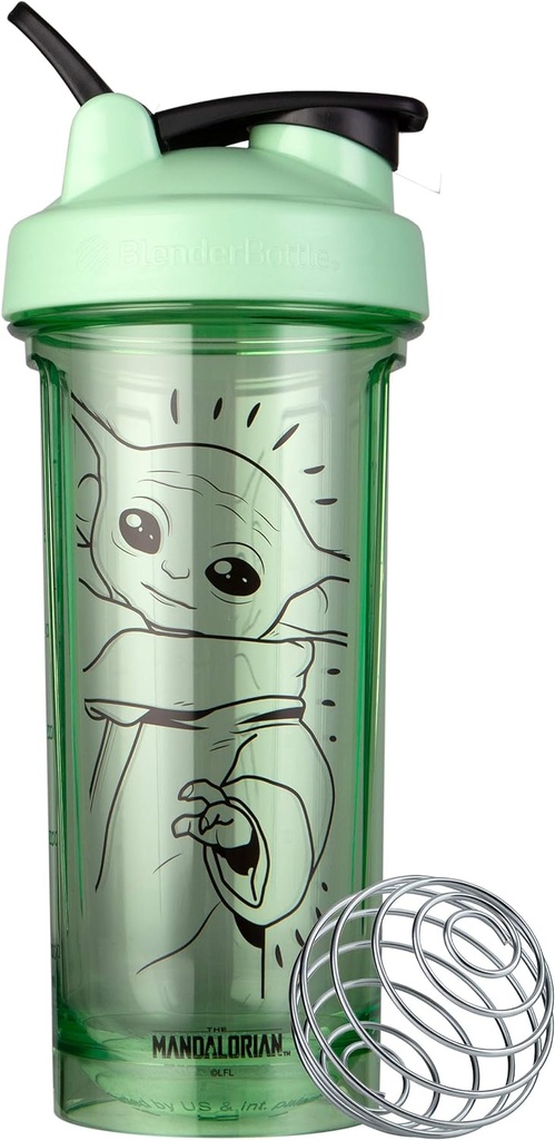 BlenderBottle Star Wars Shaker Bottle Pro 시리즈 단백질 쉐이크 및 사전 운동, 28-Ounce, 어린이