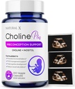 Choline and Inositol Preconception Vitamins for Women - Fertility Blend Supplement, 건강한 임신 및 아기의인지 발달 지원, 강화 된 계란 품질, 호르몬 균형 (200 캡슐)