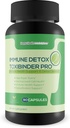 Immune Detox Toxibinder Pro - Detox & Immune 지원 보충교재 - 도움 Expel Toxins - 자연적인 Detox Cleanse - Psyllium, 비타민 C, Ginger, 아연, Dandelion 뿌리 - 가득 차있는 몸 Detox 면역 부스트 지원