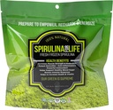 Spirulina 14 스틱 팩 데이 공급 라이브 플래시 냉동 100 % 알칼리성 물 성장, 수확 및 미국 최대 완전 슈퍼 푸드 천연 멀티 비타민