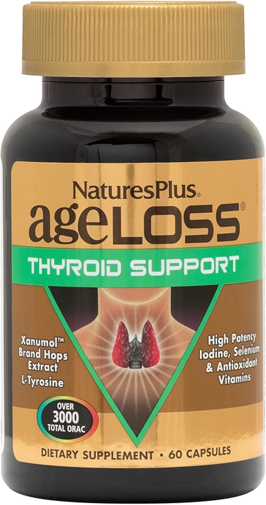 NATURES PLUS 갑상선 연령대, 60 CT