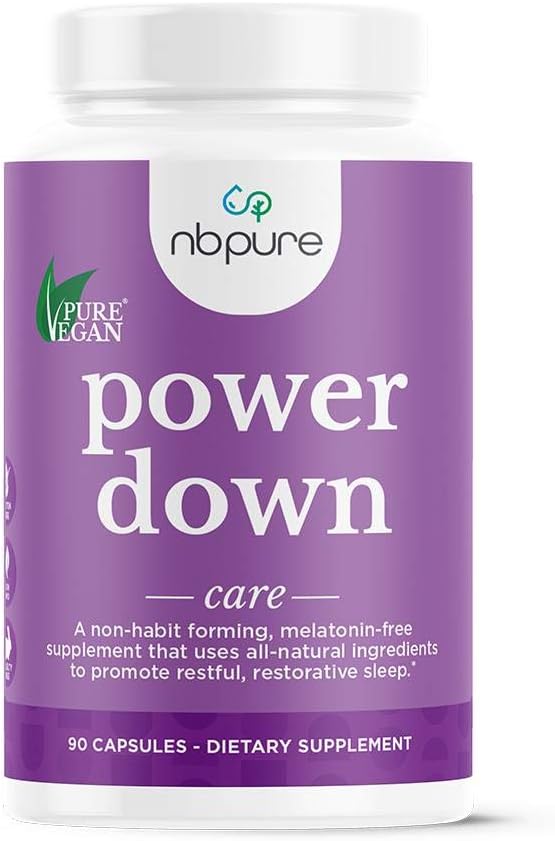 nbpure 힘 아래로 잠 보충교재, Melatonin 자유로운, 90 조사