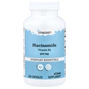 Vitacost Niacinamide (비타민 B-3) - Flush Niacin 없음 - 500 mg - 200의 캡슐