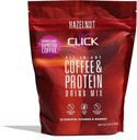 커피 단백질 분말을 클릭 | 더블 샷 에스프레소 | 16g Protein | 23 Essential Vitamin | 낮은 칼로리 식사 교체 | 150mg 카페인 | 글루텐 무료 | 인공 향료 또는 컬러 | 하젤넛