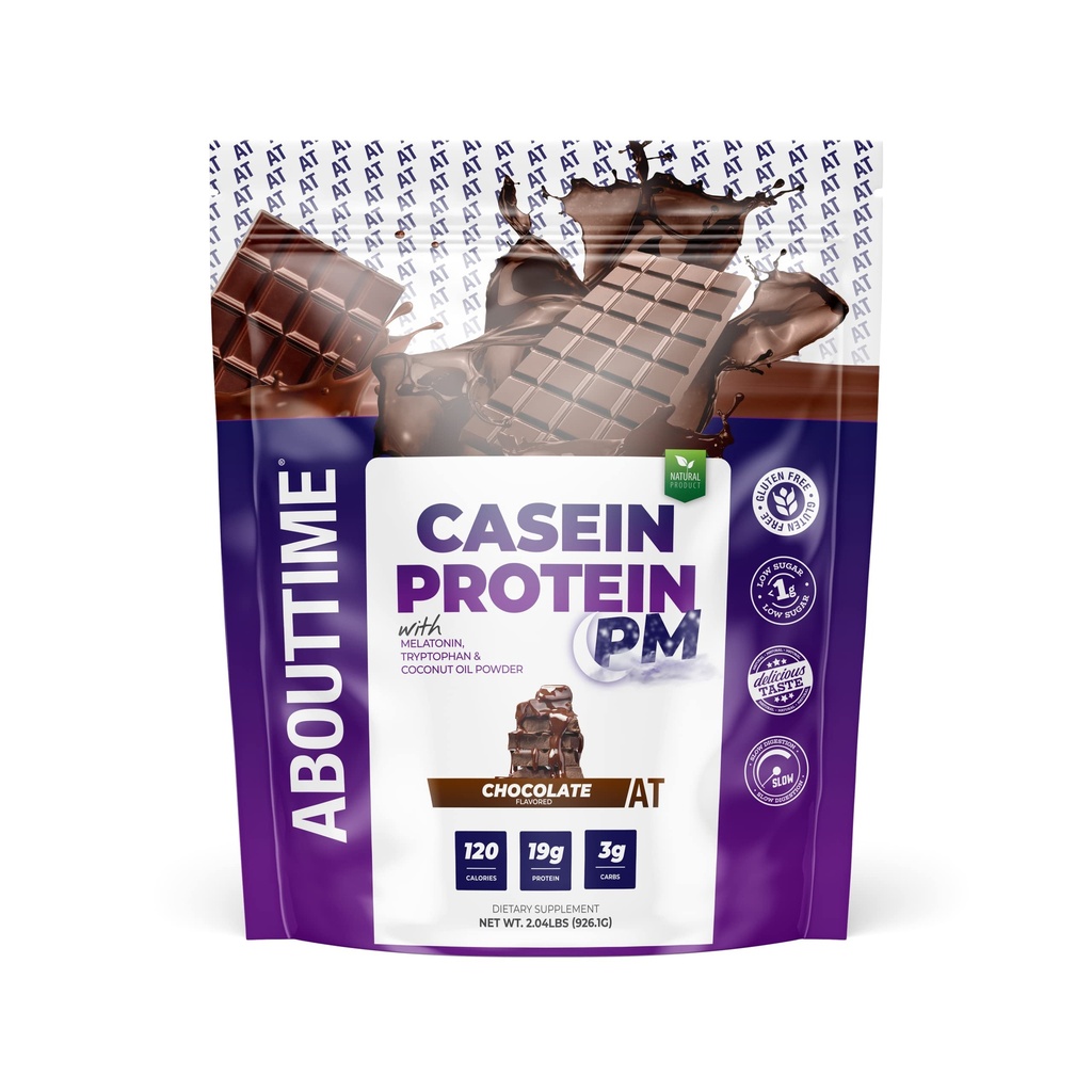 대략 시간 Casein 단백질 초콜렛, 19g 단백질, 야간 회복 공식, 인공 감미료 없음, 성장 호르몬 없음