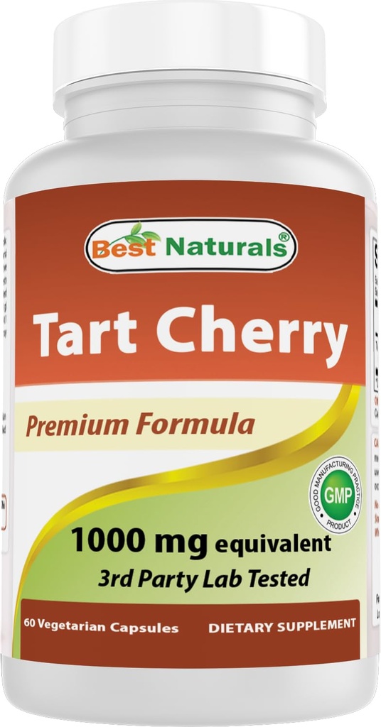 제일 자연적인 타트 버찌 추출물 1000 mg 60 Vcaps