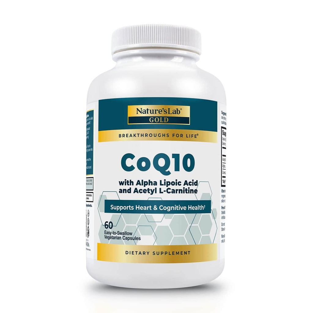 성격 실험실 금 CoQ10 + 알파 Lipoic 산 + Acetyl L Carnitine HCl