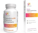 vH는 Prebiotics와 Cranberry Feminine 건강 보충교재를 가진 Probiotics - 120의 캡슐 (544-36) & Prebiotic PH에 의하여 균형을 잡는 질 SuppositoriesBox, 본래 버전, 15 조사