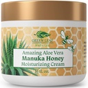 Manuka 꿀 Eczema 크림 Moisturizing 로션 향수 무료 Psoriasis 구호 - Itchy, 드라이 스킨 Rash Ointment - 피부 Soothing Moisturizer - 바디 & 페이스 크림 - 아이 & 성인 16oz