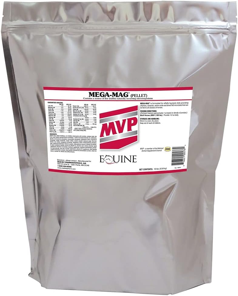 Mega-Mag (10lb) Alfalfa Hay Diets를 위한 균형 잡힌 다 비타민/분 보충교재