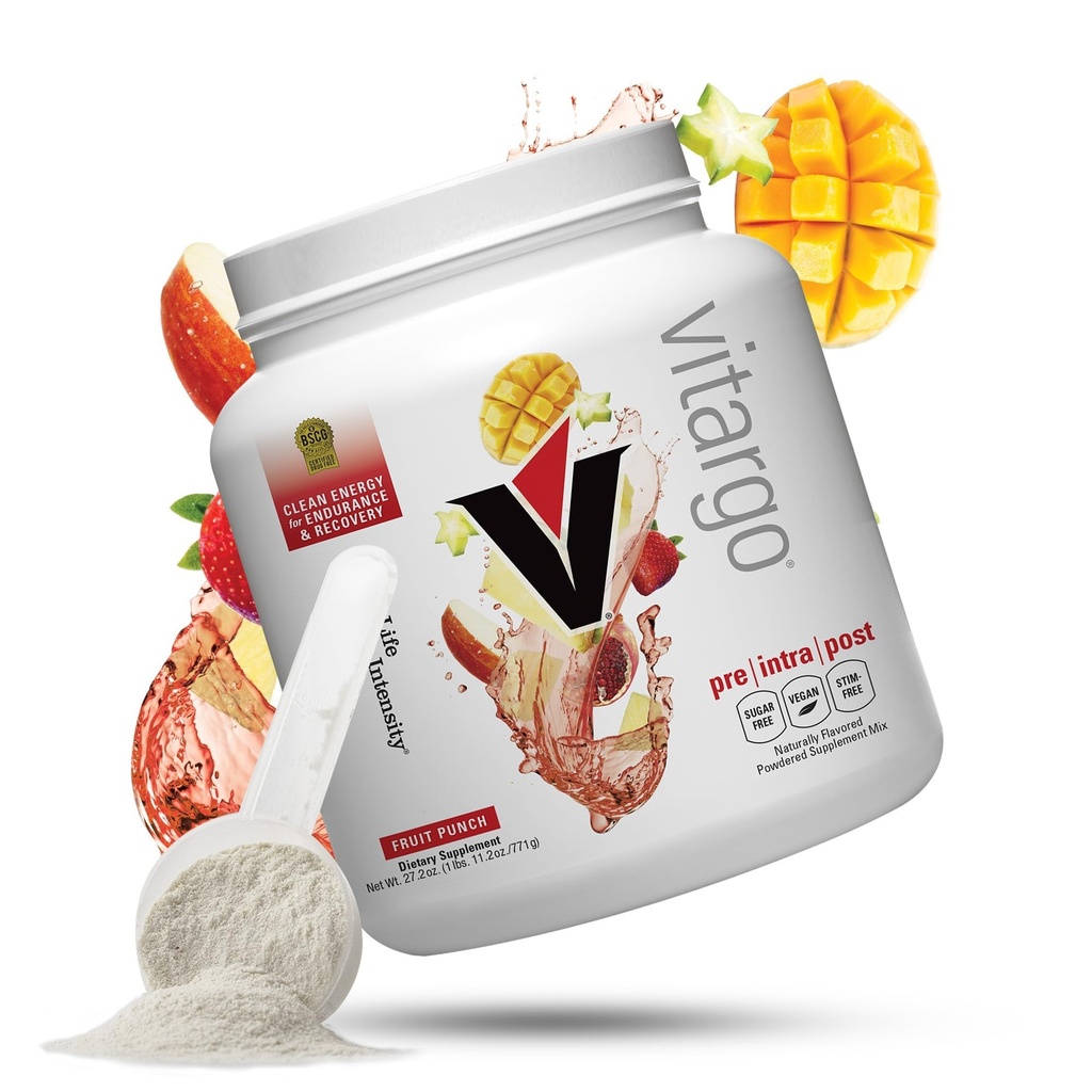 Vitargo 탄수화물 분말, 2X 더 빠른 근육 글리로겐 보충, 1.7 LB 과일 펀치, 전, Intra & 포스트, 복구, 내구시간 및 근육 이익을 위한 설탕 자유로운 복잡한 탄 분말, 미국에서 만드는