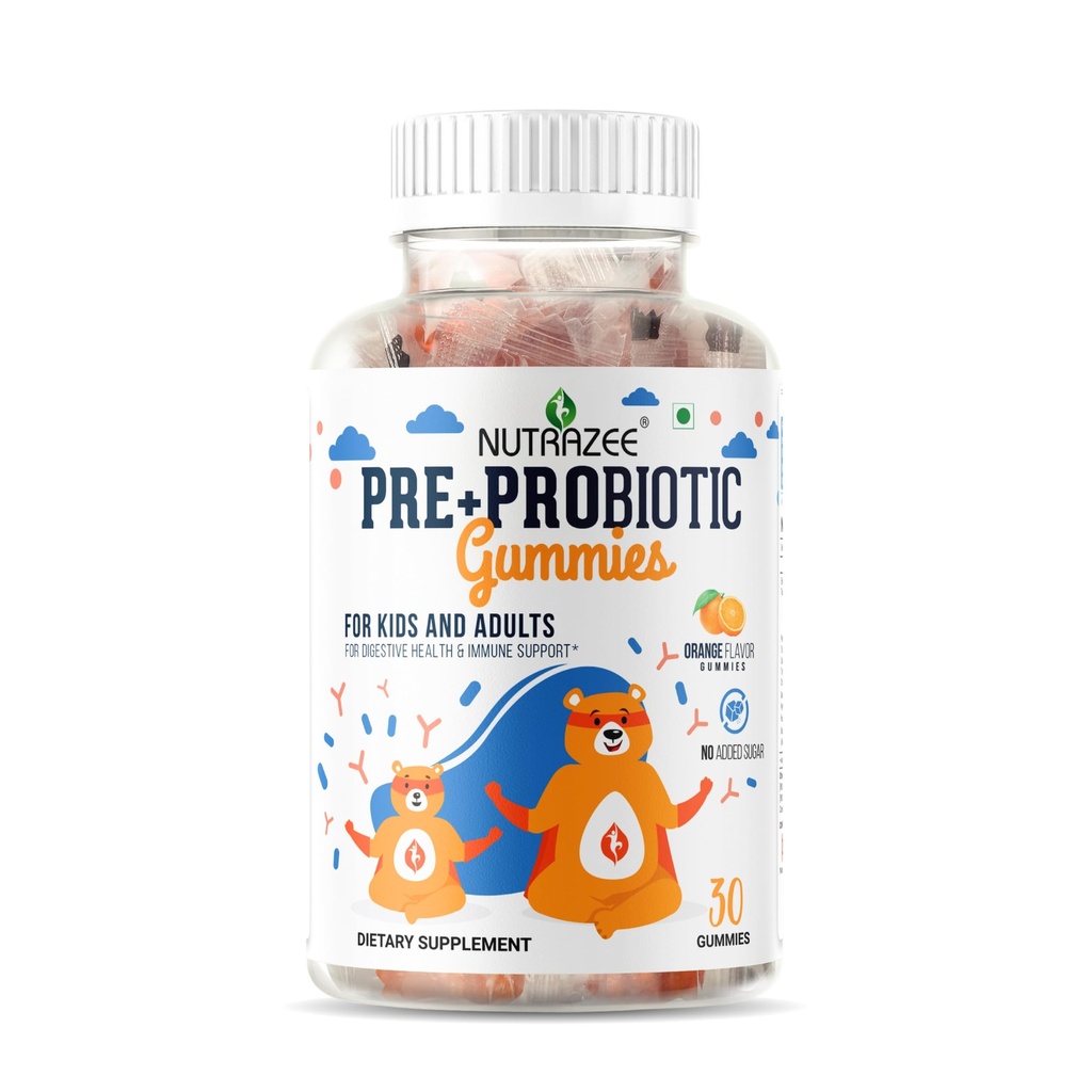 2 억 CFU가있는 Probiotic Gummies, 어린이, 남성 및 여성을위한 Prebiotic Fiber Supplement, Digestion, Easy Bowel Movement & Immunity, 30 Gummy Bear에 대한 임상 검증 된 스트레인