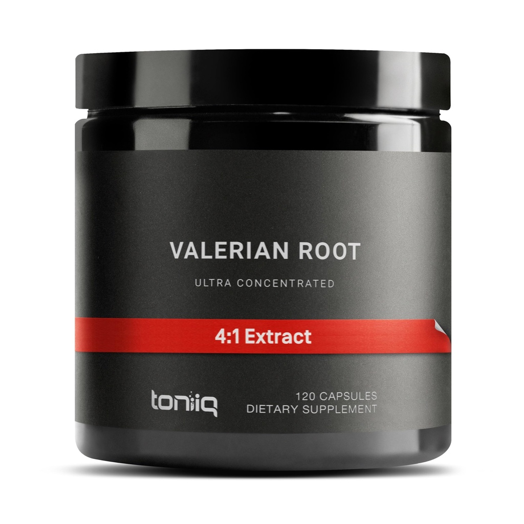 Valerian Root Capsules - Ultra High Potency 4 : 1 추출물 - 고농도 - 제 3 파트 랩 테스트 - 120 캡슐