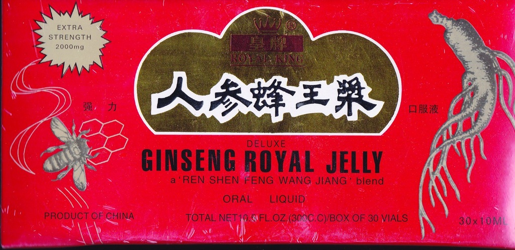 GINSENG PRODUCTS Ginseng & Royal Jelly 에 A 꿀 기초 30 바이알, 0.02 파운드