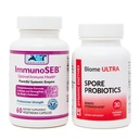 ImmunoSEB (60의 모자) & Biome Ultra (ProbioSEB CSC3) (30의 모자) - 면역 부스트 번들 - 체계적인 효소 & Probiotics
