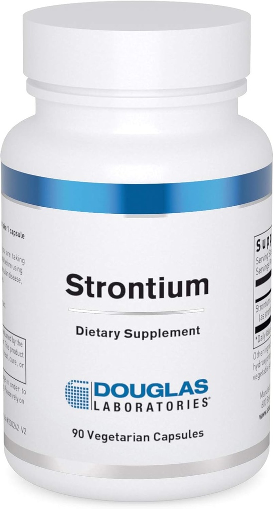 Douglas Laboratories Strontium | 건강한 뼈 조밀도를 지원하는 Trace 무기물 | 90 캡슐