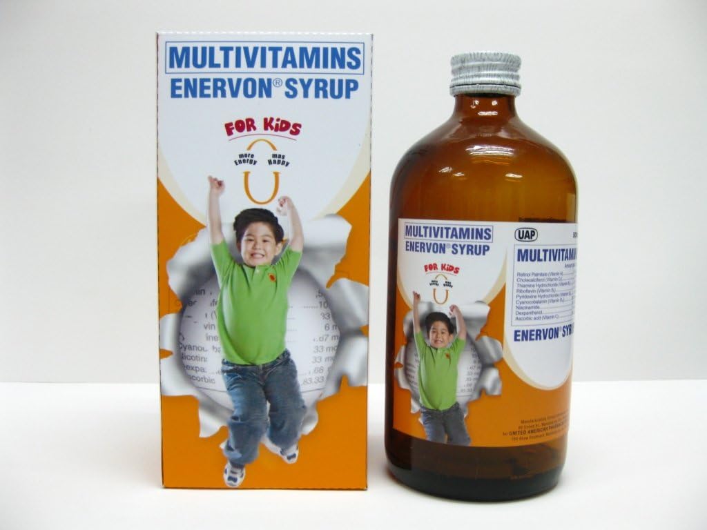 2 Enervon 시럽 Multivitamins (2 x 120ml)