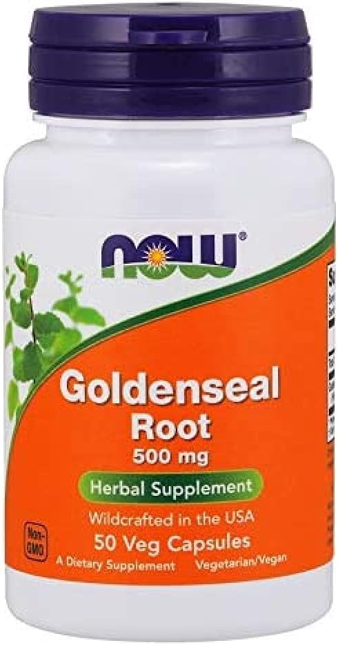 지금 음식 GOLDENSEAL ROOT 500mg 50 CAPS