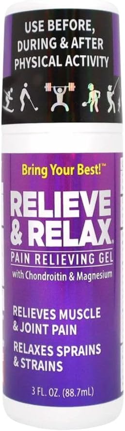 구호 및 휴식 통증 완화 롤 - 여분의 강도, 빠른 행동, Mess-Free Topical Analgesic - Soothe Sore Muscle & Joint, Back, Knee, Foot, Hand Pain Relief - HSA / FSA Eligible - 3 Fl. Oz, 1-Pack